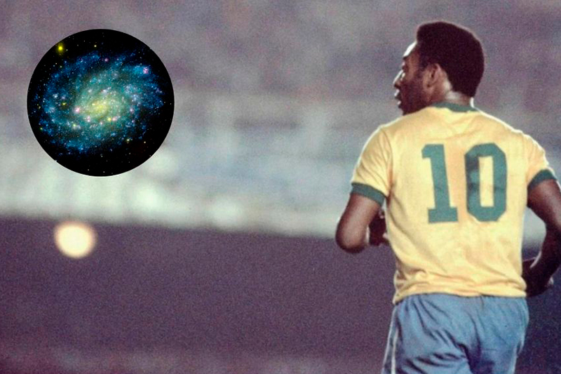 La NASA despide al astro Pelé con una constelación ‘auriverde