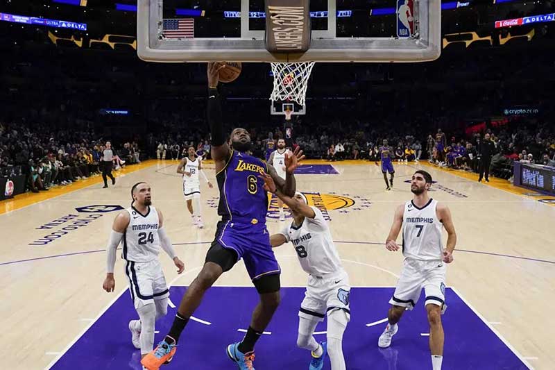 Lakers cortan racha de 11 triunfos de los Grizzlies