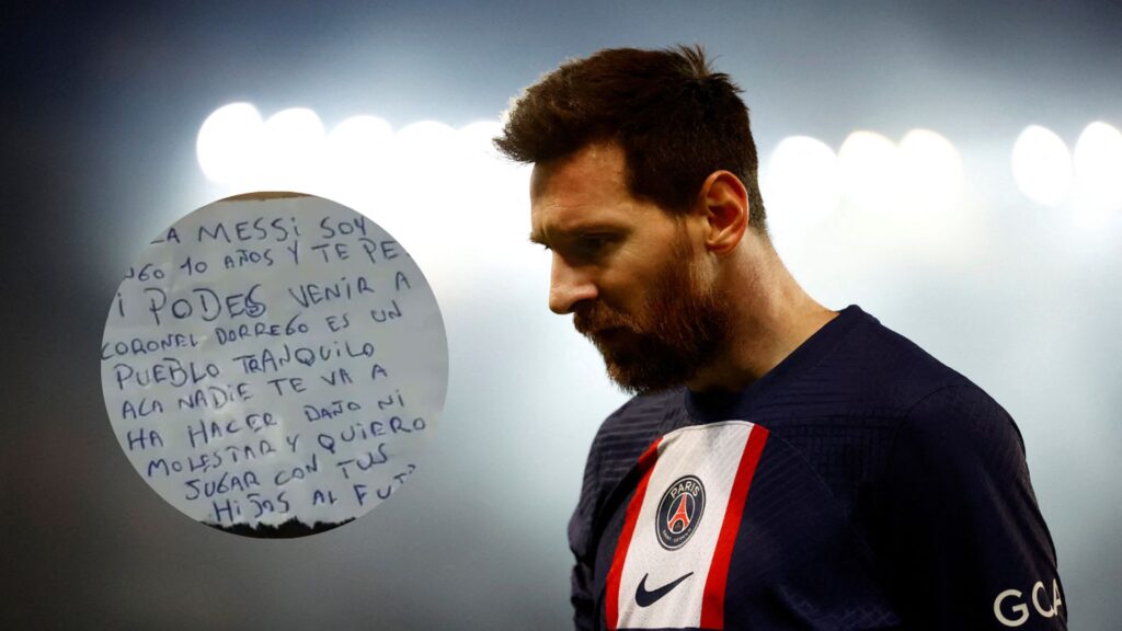 La conmovedora carta de un niño a Lionel Messi tras las amenazas en Rosario