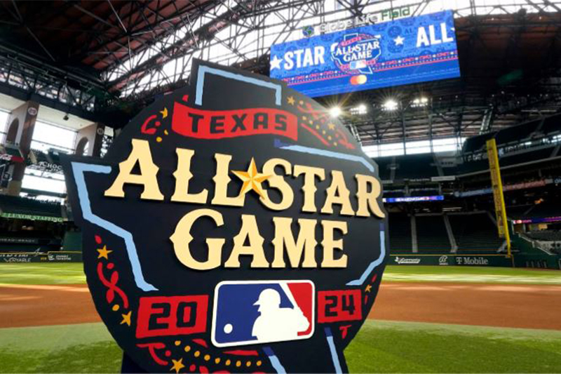 Presentan logo del juego de Estrellas 2024 de la MLB