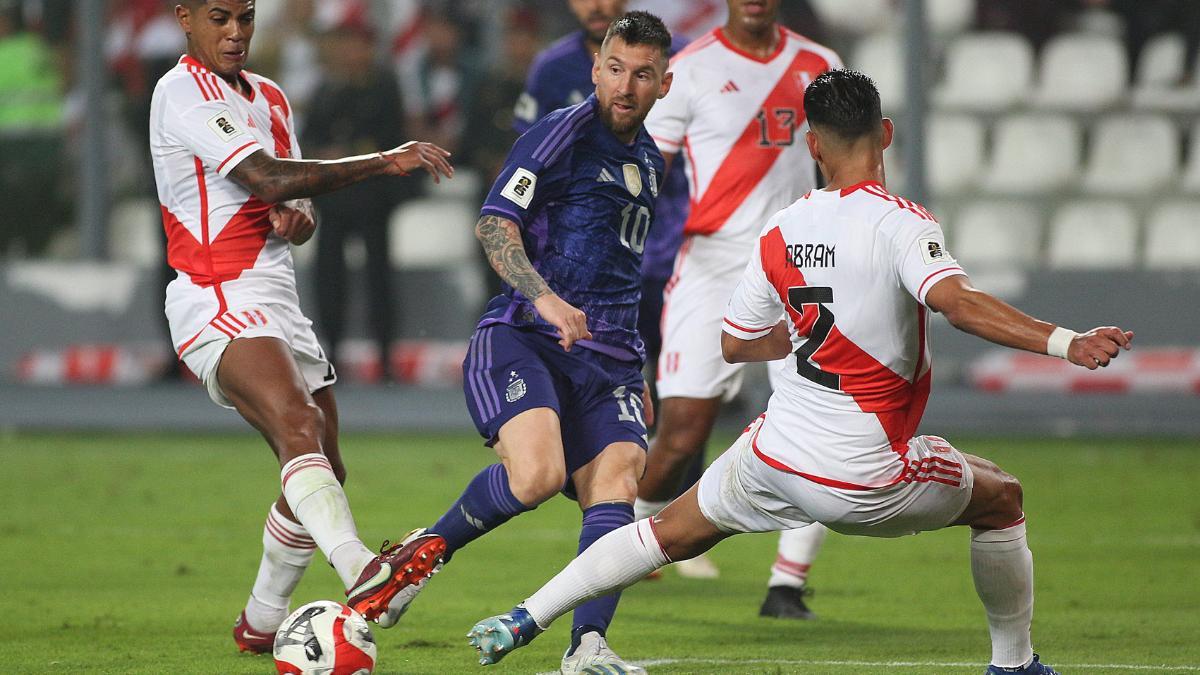 Con doblete de Messi Argentina derrotó a Perú por Eliminatorias 2026