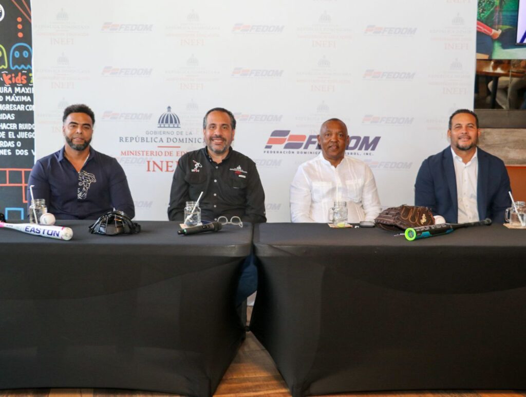 INEFI y FEDOM anuncian IV Torneo Nacional de Béisbol U10 Nelson Cruz 2023