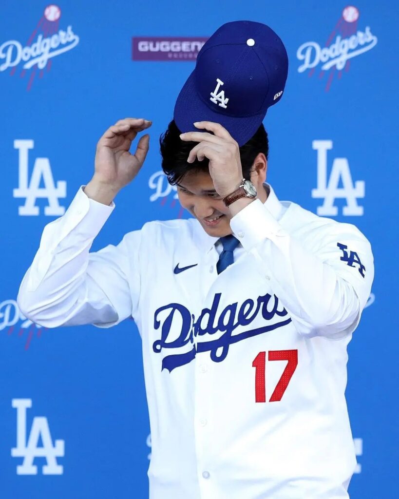 Shohei Ohtani: “No veo la hora de integrarme a los Dodgers”.