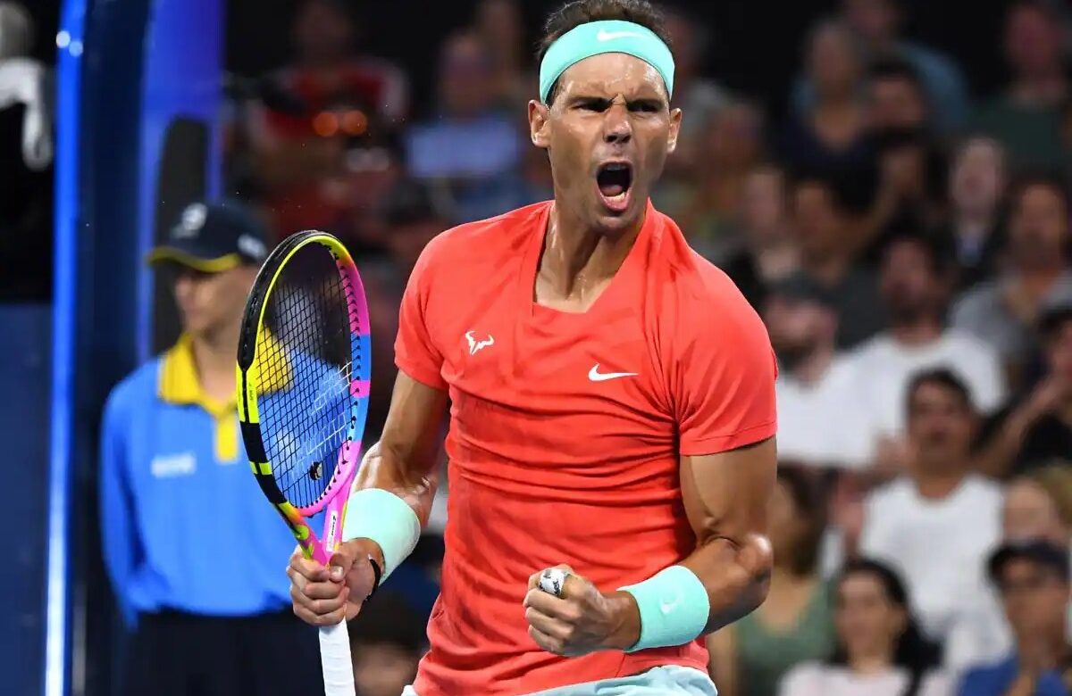 Rafael Nadal vuelve a competir y a ganar en su partido de regreso en el torneo de Brisbane