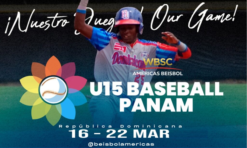 Premundial U15 de béisbol será en marzo en RD
