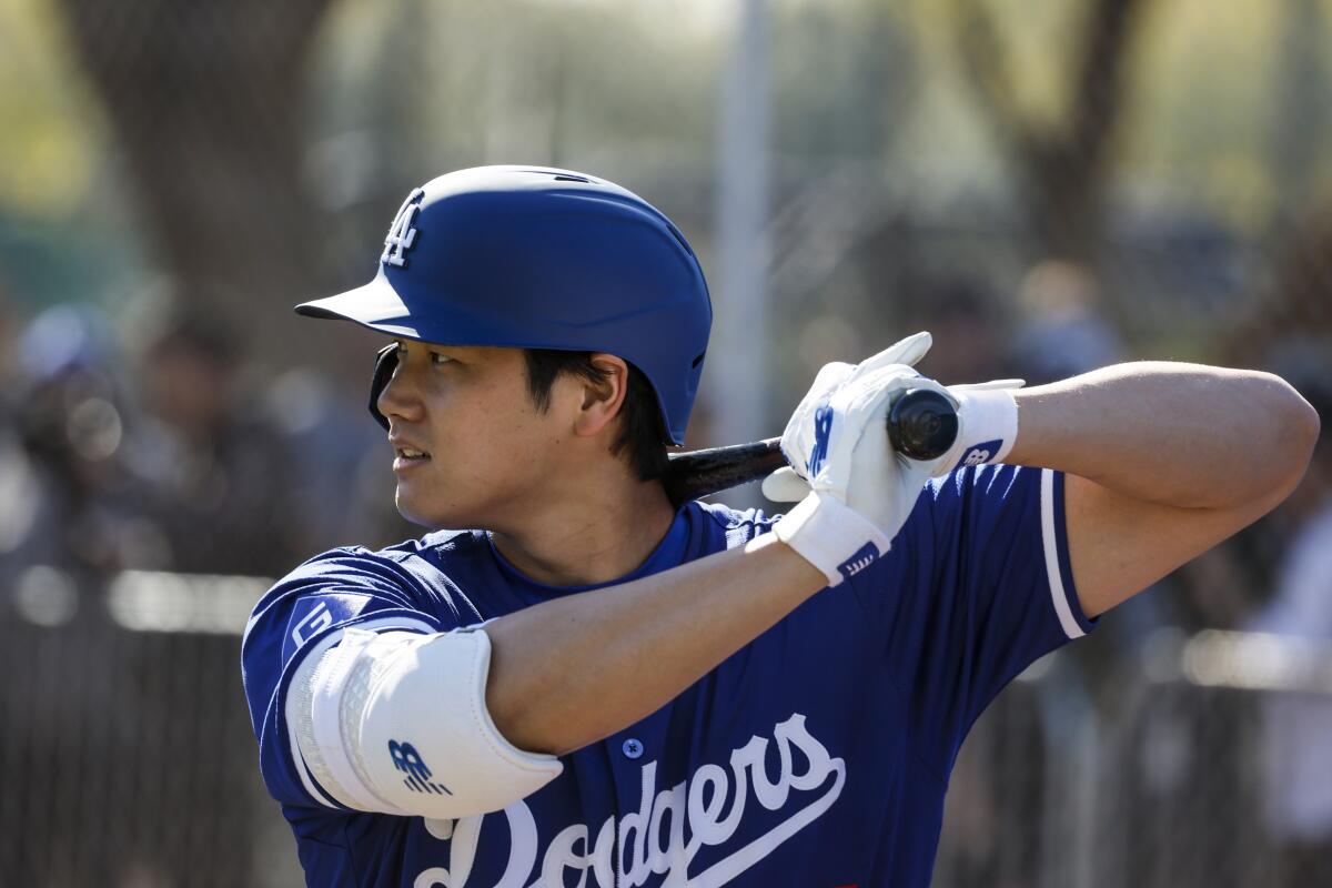 Shohei Ohtani debutará el próximo martes con los Dodgers en su primer partido de primavera