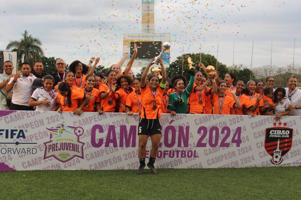 Cibao FC se consagra campeón del Torneo Nacional de Clubes Prejuvenil Femenino