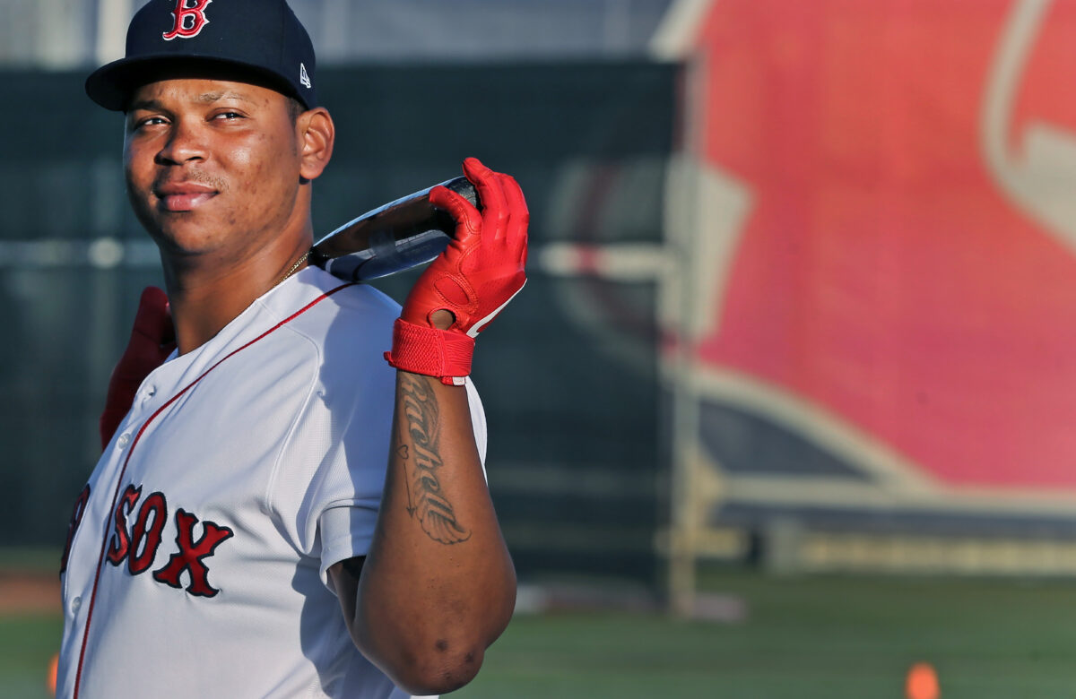 Rafael Devers está maltratando a sus contrarios en base a palos