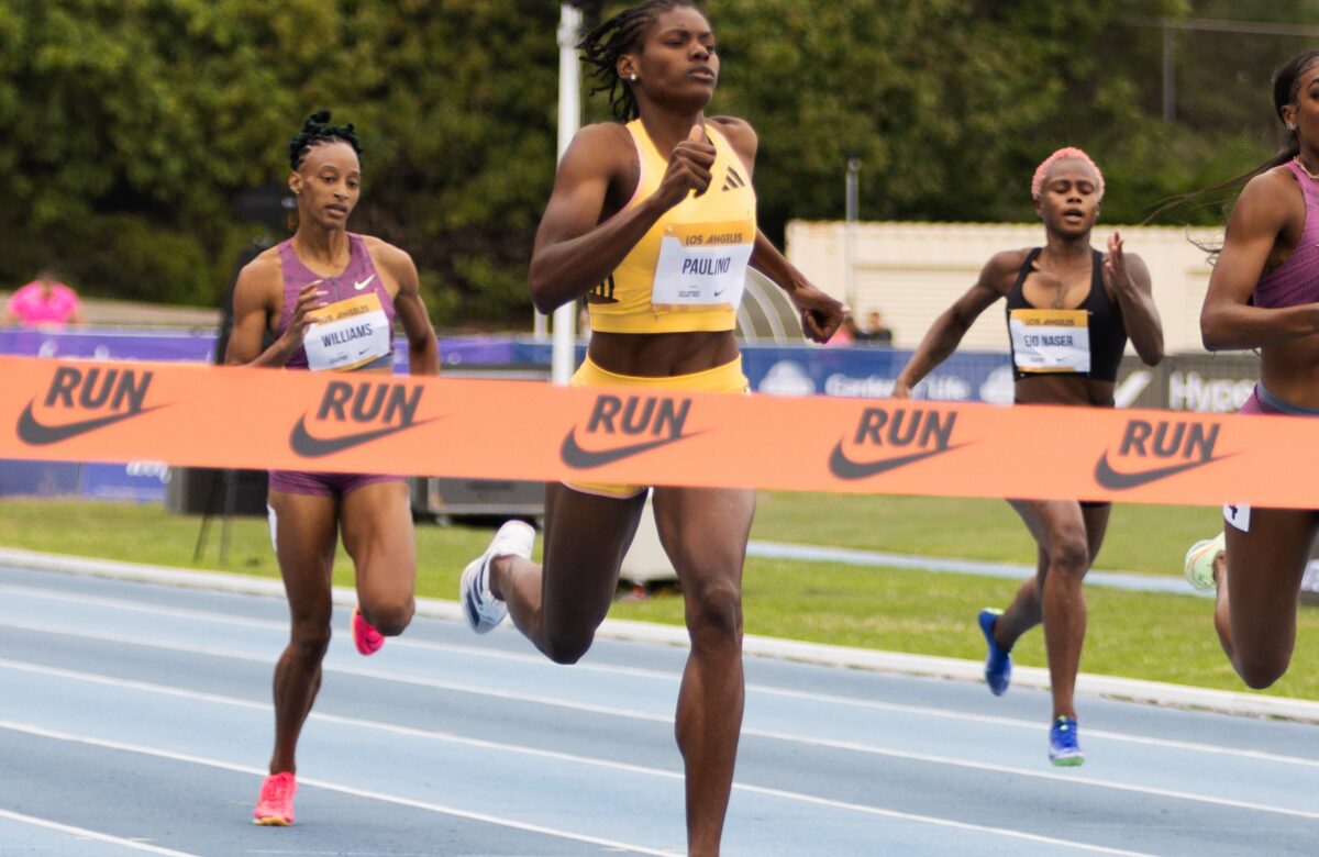 Marileidy Paulino gana los 400 m femeninos en el Gran Premio de Los Ángeles