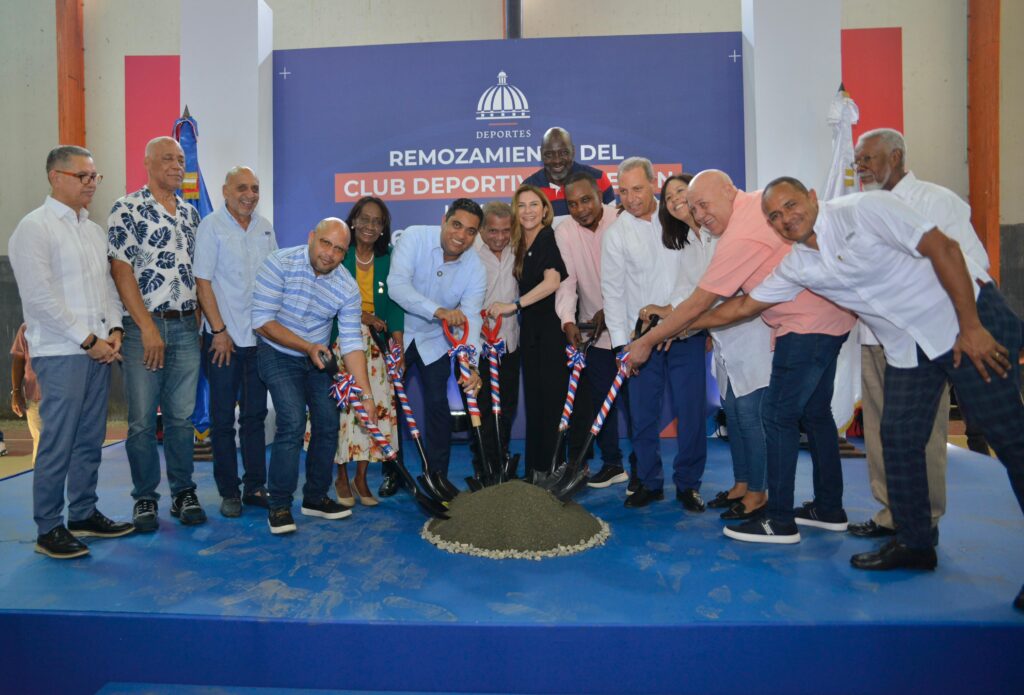 Kelvin Cruz da inicio a remodelación del Club Luperón