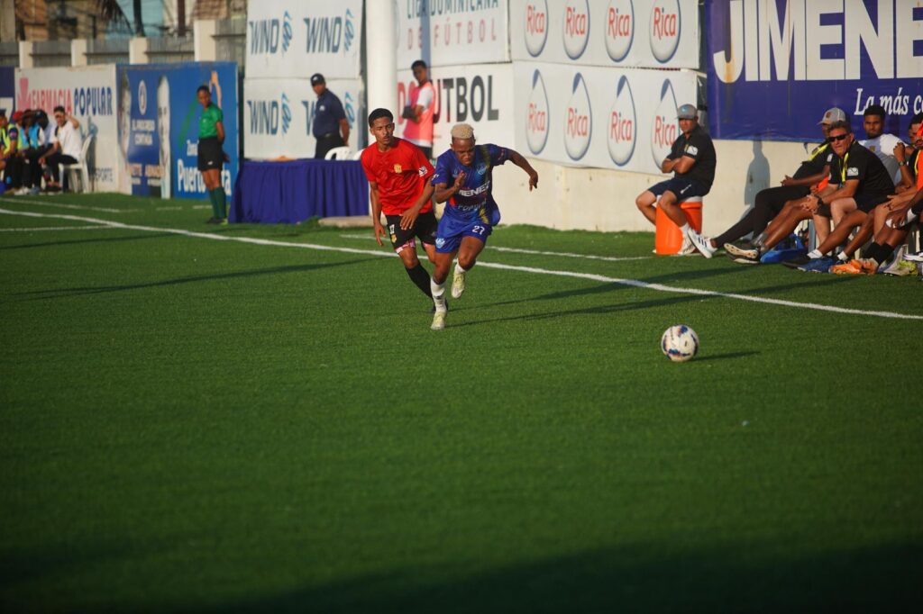 Aquí la Acción Atlantico FC y CBA Santo Domingo en la jornada 3 de la Copa LDF 2025, en partido celebrado en Puerto Plata