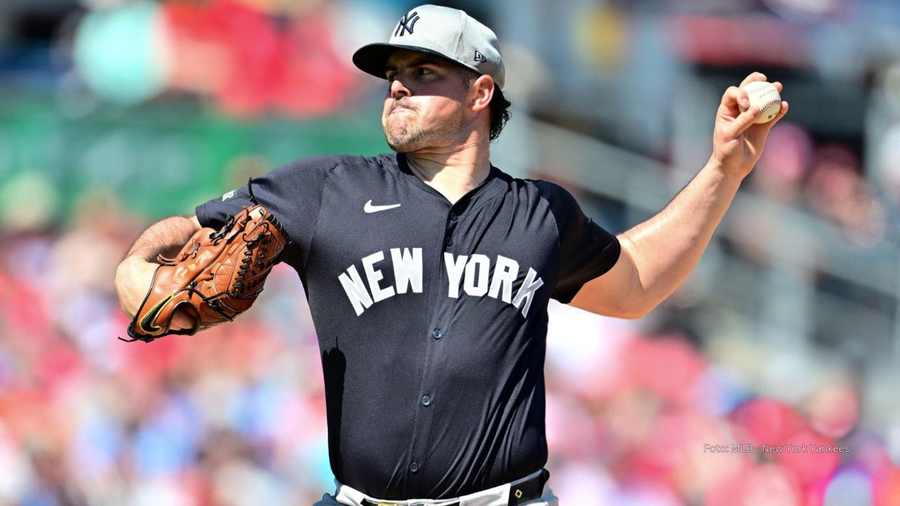 Carlos Rodón será el abridor de los Yankees para el  Día Inaugural