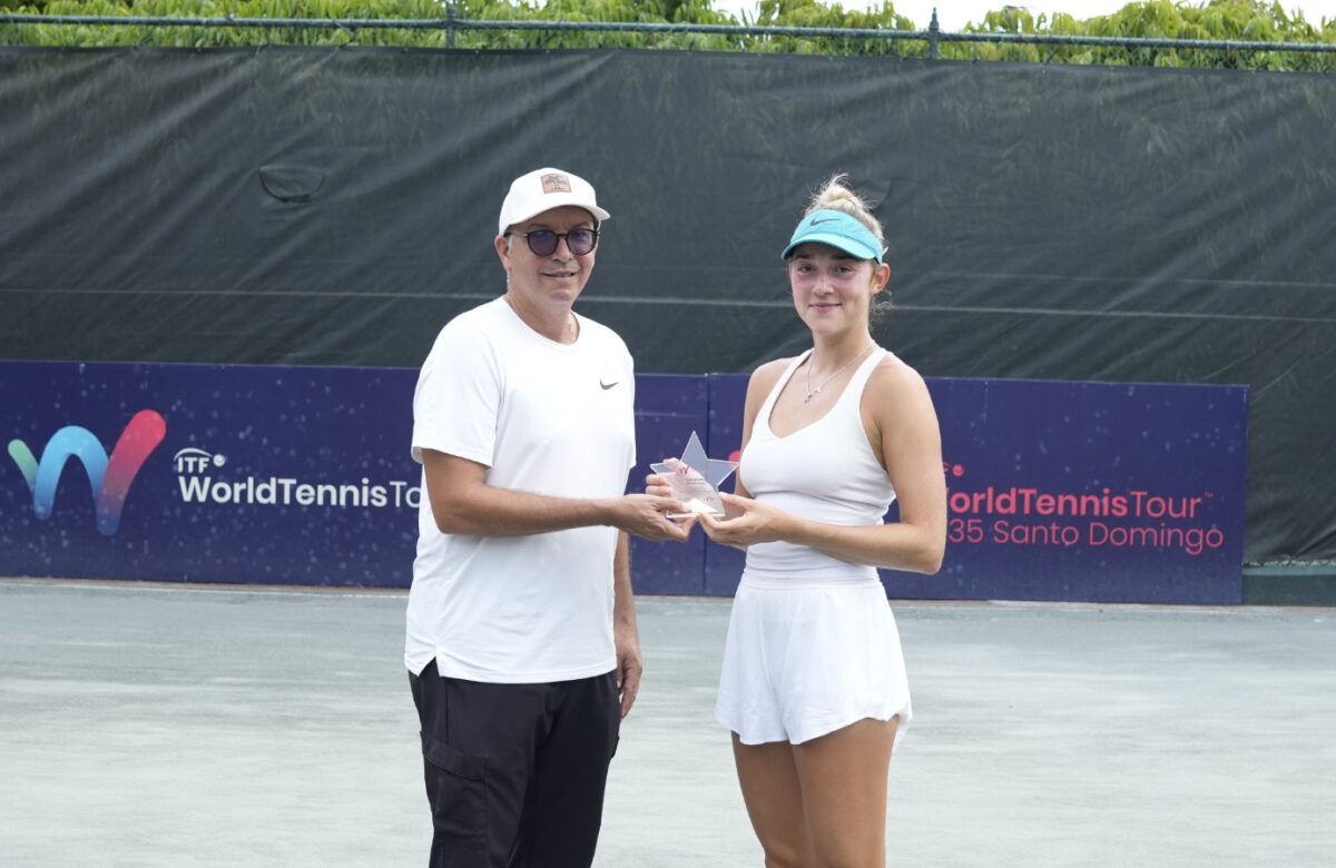 Katarina Jokic es la campeona  del Torneo W35 Santo Domingo