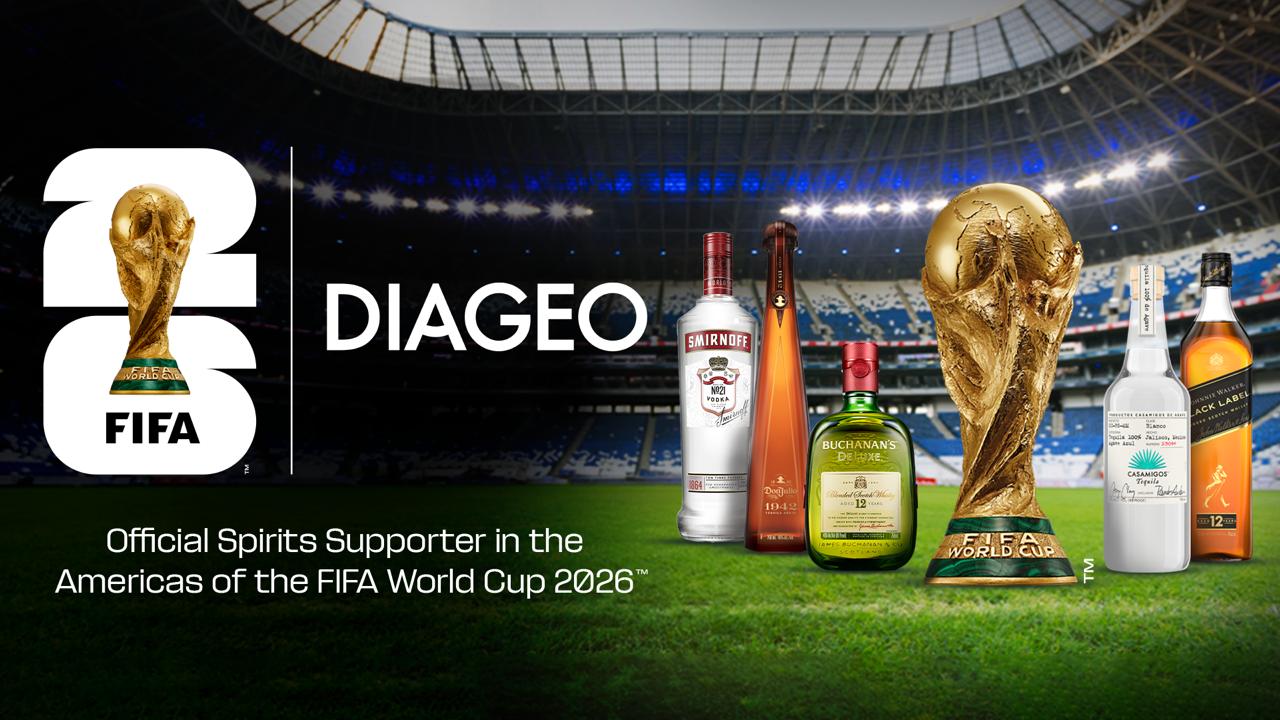 Diageo será promotor oficial de bebidas espirituosas de la Copa Mundial de la FIFA 26™