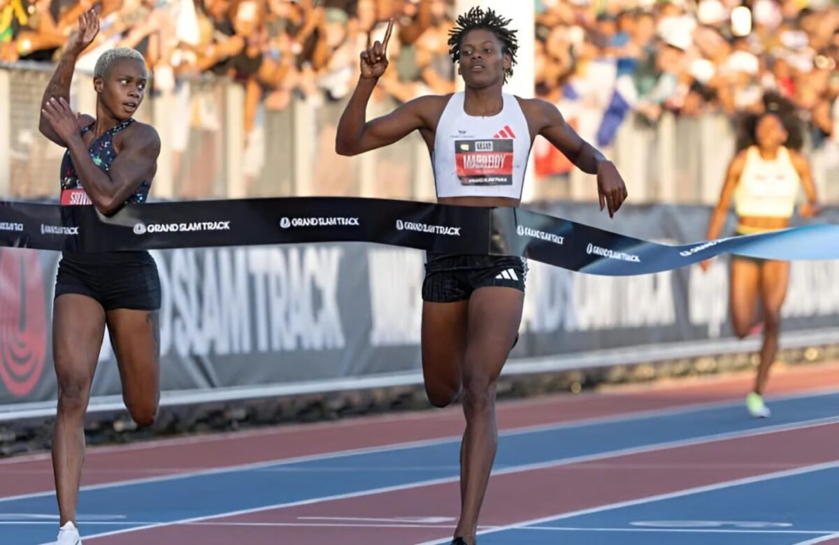Marileidy Paulino gana con récord de pista en Filadelfia