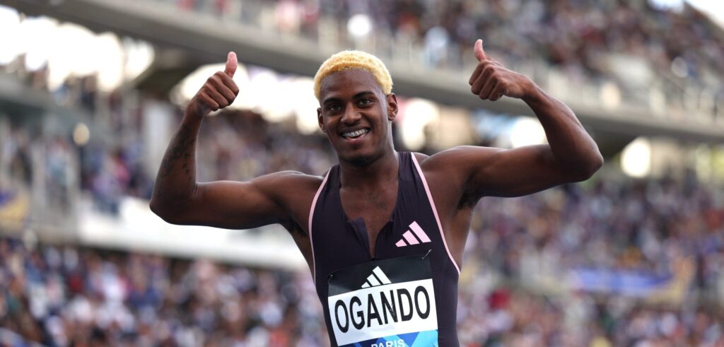 Ogando hizo tiempo de 20.13 segundos y cerró delante de Jereem Richard, de Trinidad y Tobago.