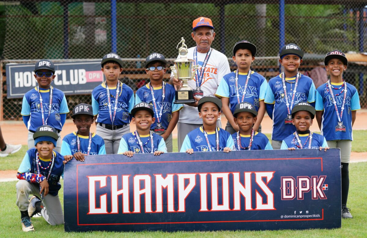 Rays de Tampa Bay campeón Torneo Verano Dominican Prospect Kids