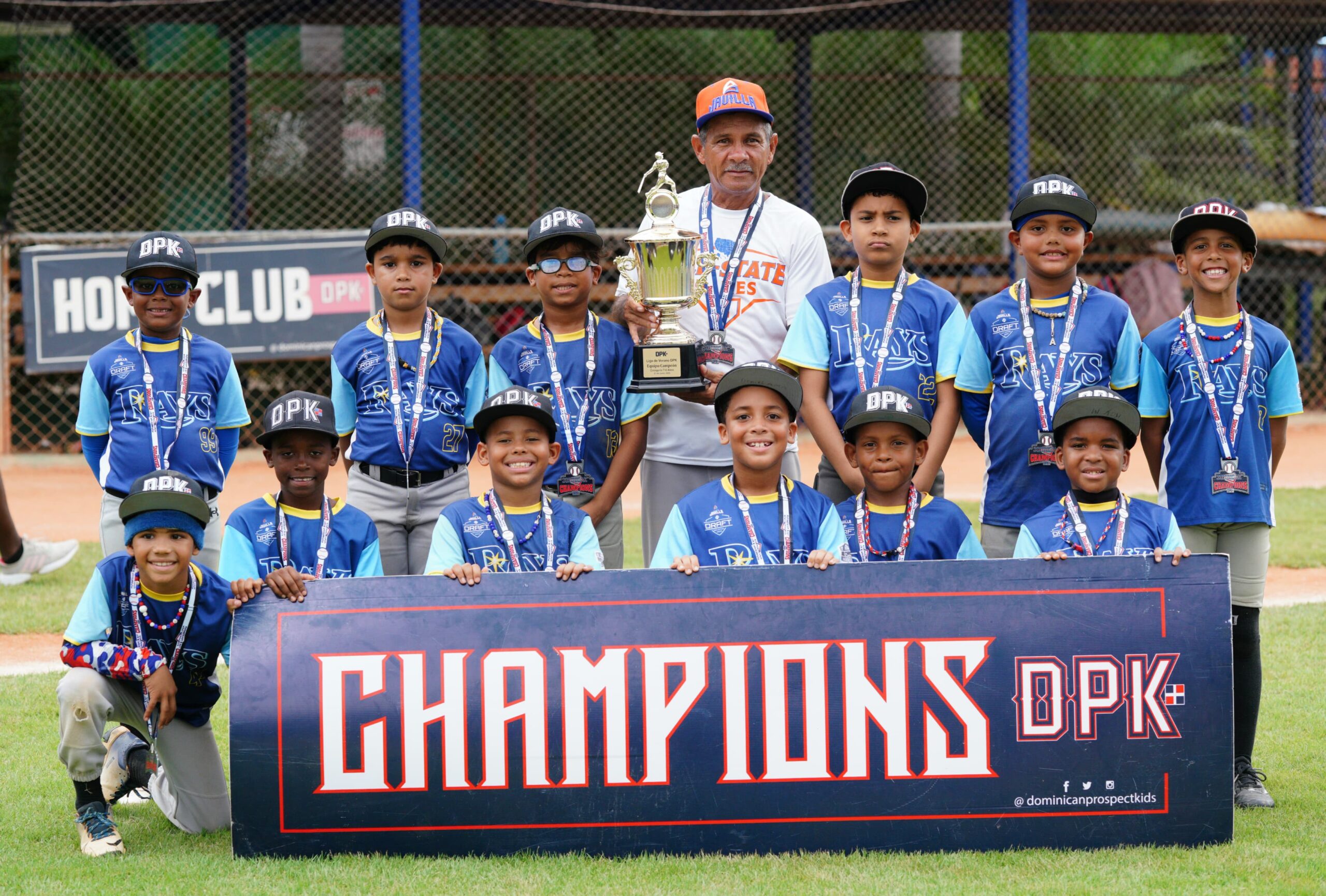 Rays de Tampa Bay campeón Torneo Verano Dominican Prospect Kids
