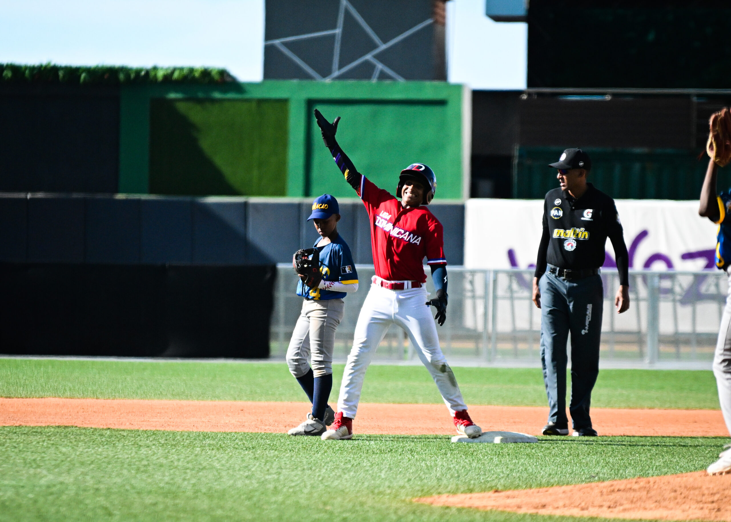 RD blanquea a Curazao en su debut en la Serie del Caribe Kids Venezuela 2025
