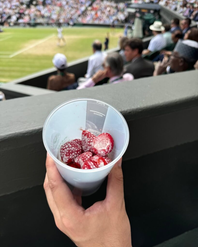 Fresas con crema: el dulce ritual de Wimbledon