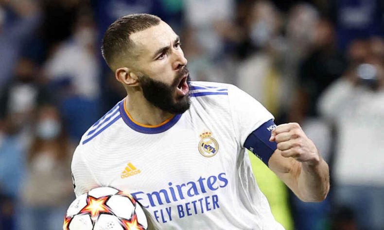 Benzema marca el gol número 1,000 del Real Madrid en Liga de Campeones