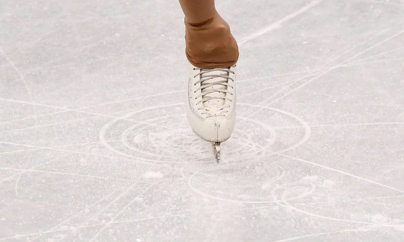 Herida de gravedad patinadora rusa durante un ensayo