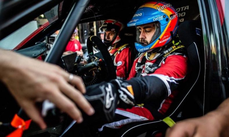 Fernando Alonso, cuarto en la segunda etapa del Rally Ula Neom