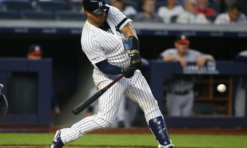 Gary Sánchez fija una nueva marca de jonrones para un receptor de los Yankees de Nueva York