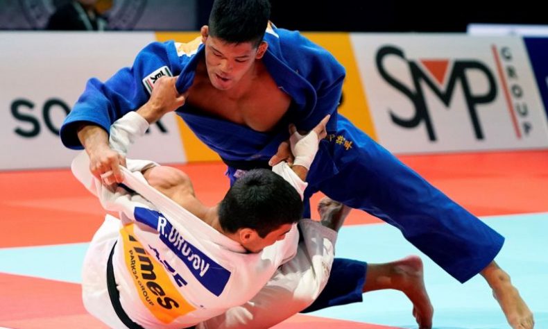 El judoca japonés Shohei Ono logra su tercer título mundial tras vencer a Rustam Orujov