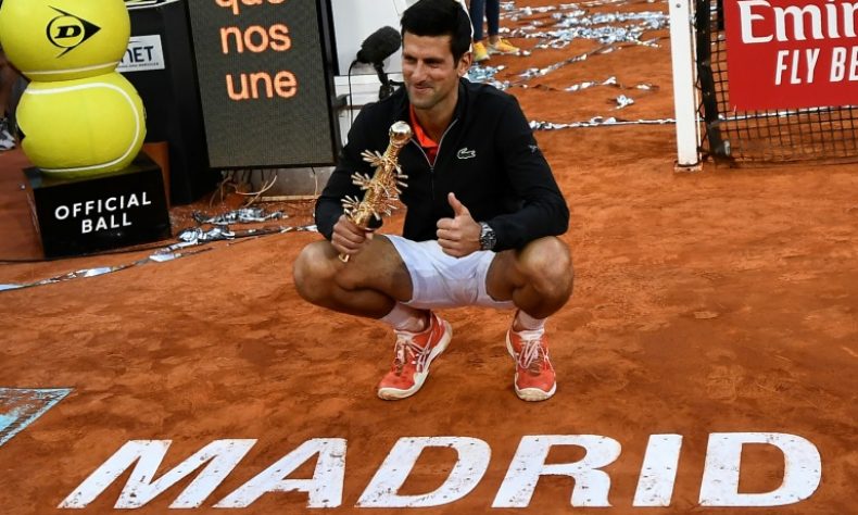 Novak Djokovic se corona campeón por tercera vez del Masters 1000 de Madrid