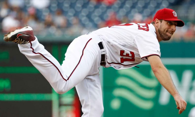 Nacionales de Washington colocan nuevamente en la lista de lesionados a Max Scherzer