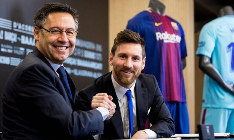 Josep Maria Bartomeu quiere a Lionel Messi “Para siempre” en el Barcelona