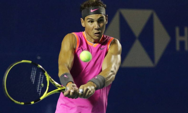 Rafael Nadal avanza segunda ronda del Abierto de Acapulco