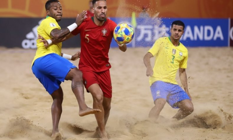 Brasil clasifica cuartos de final del Mundial de Playa tras vencer a Portugal