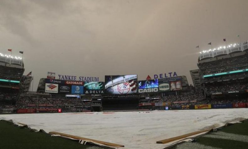 Posponen el juego entre Yankees de Nueva York y Astros de Houston por lluvia