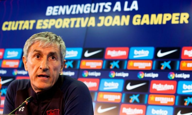 Quique Setién: “Habrá partidos que no podremos ganar en el 10, pero sí en el 80”