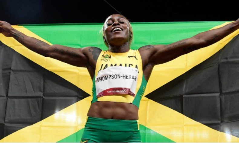 Thompson-Herah bate el récord olímpico en los 100 metros femeninos