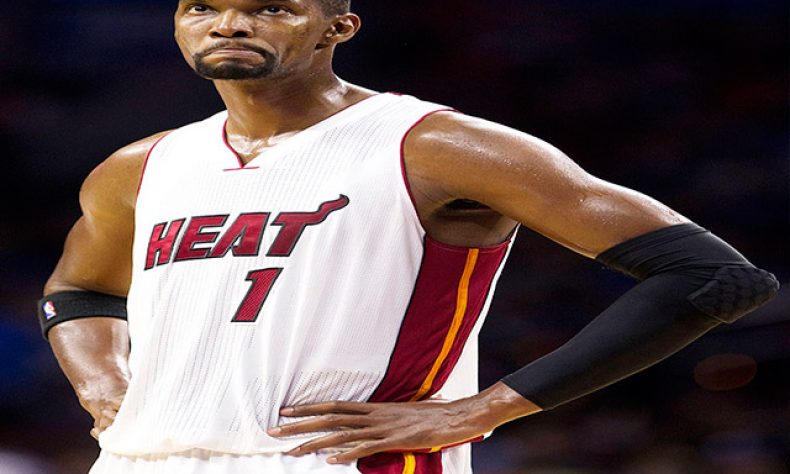 chris bosh de nuevo en duda para la temporada