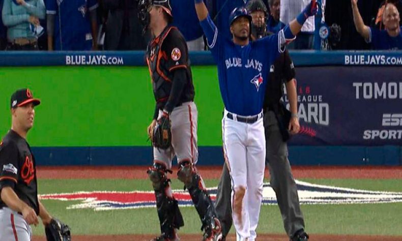 toronto deja en el terreno a baltimore y avanza a serie divisional la