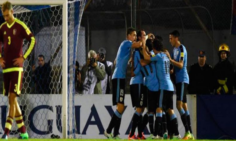 uruguay sigue líder de las eliminatorias de la conmebol